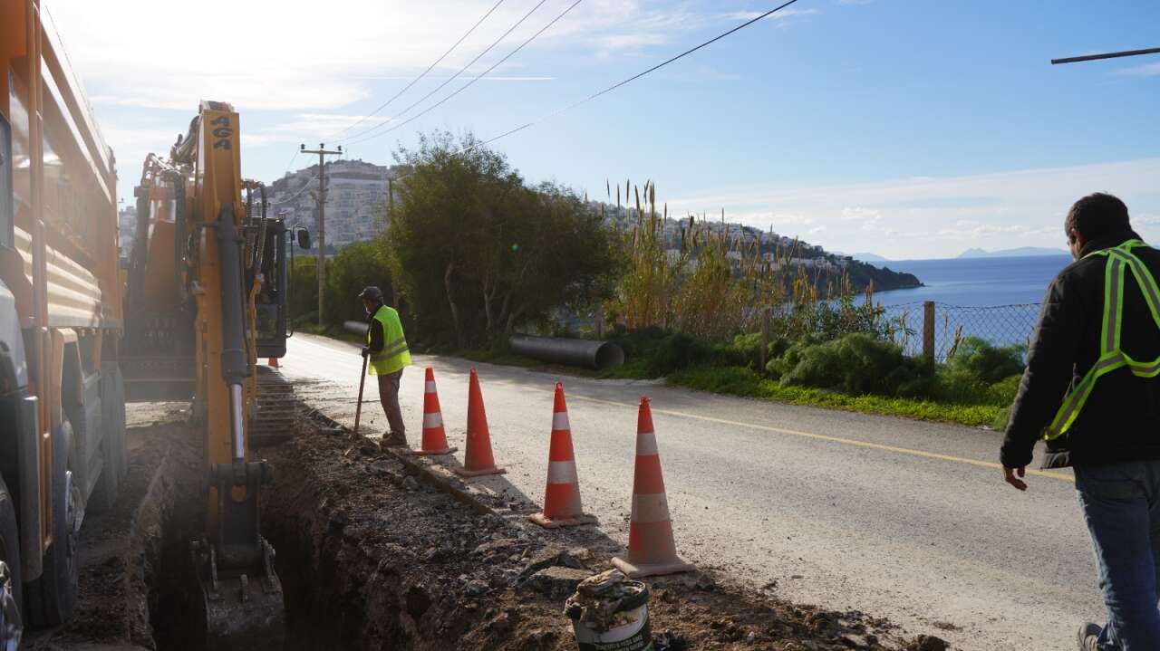 MUSKİ, Bodrum’un Tamamına Su Sağlayacak Kuzey Ring Hattı Çalışmalarına Başladı 5